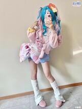 ポケットモンスター × 初音ミク フェアリーミク コスプレ衣装風(ウィッグ 靴別売り)_画像2