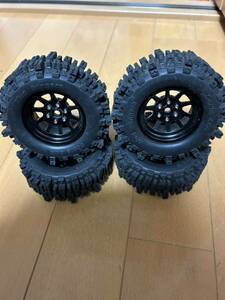 送料無料！ RC4WD Mud Slingers 1.9インチ タイヤ ホイールセット ホイールほぼ新品 