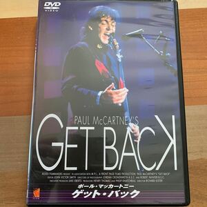 国内版中古DVD：Paul McCartneyポールマッカトニー　GET BACK 1989ライブ