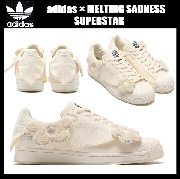 27.0cm ★新品 アディダス × メルティング サッドネス スーパースター スニーカー 白 コラボ adidas × MELTING SADNESS SUPERSTAR GZ2674