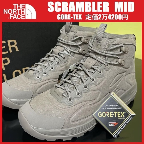 28.0cm ★新品 THE NORTH FACE SCRAMBLER MID ノースフェイス ゴアテックス トレッキングシューズ スクランブラー 防水 GORE-TEX NF52131