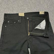 W32 ★新品 リーバイス 510 スキニー パンツ ブラック 黒 ストレッチツイル Levi's 510 SKINNY STRETCH 05510-4173_画像3