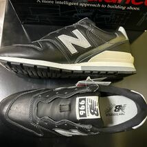 US7.5/25.5cm/D Width★新品 New Balance ★ CM996 NB ★ ニューバランス 996 ニューバランス 996 黒 天然皮革 ブラック レザー スニーカー_画像7