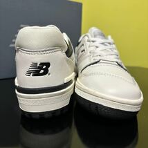 US7.0/25.0cm/D Width ★新品 New Balance ★ BB550 LWT ★ ニューバランス 550 ニューバランス 白 天然皮革 レザー スニーカー_画像4