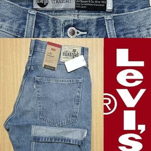 W34 ★定価1万3200円★新品 リーバイス シルバータブ ストレート デニム パンツ ジーンズ Levi's Silver Tab A3666-0005