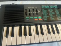 ○ YAMAHA ヤマハ 電子キーボード PortaSound PSS-270 49鍵盤 音出し確認済 ACアダプター付属 VOICE BANK 中古品 ③_画像5