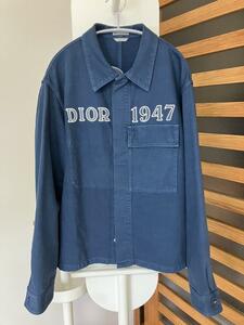 Dior ディオール　デニジャケ　シャツ　バックロゴ　デニムジャケット　メンズ