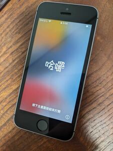 【美品】Apple iPhone SE 第一世代 バッテリー容量100% SIMフリー アップル 軽いアイフォン 小さいサイズ4インチスクリーン 1円スタート　