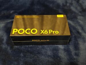 【新品未開封】poco x6 pro ビーガンイエロー グローバル版 12GB/512GB SimフリーXiaomi シュリンク付