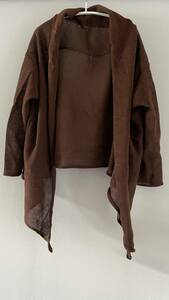 vsale DANIELA GREGIS Brown linenkashu cool cardigan Journal Standard Lux 