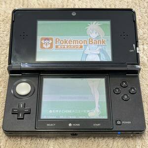 ニンテンドー3DS コスモブラック/ポケモンバンク・ポケムーバー 他ポケモンソフト