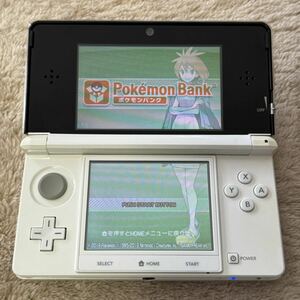 ニンテンドー3DS ピュアホワイト/ポケモンバンク・ポケムーバー 他ポケモンソフト
