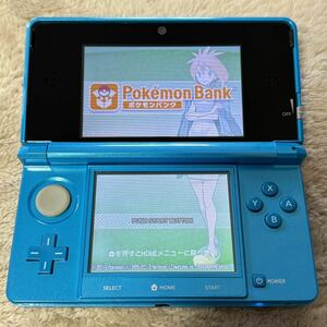 ニンテンドー3DS ライトブルー/ポケモンバンク・ポケムーバー 他ポケモンソフト