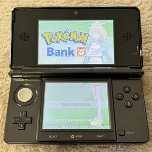 ニンテンドー3DS 北米版 コスモブラック/ポケモンバンク・ポケムーバー 他ポケモンソフト