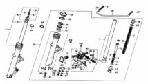 [S] CB750FC 純正Fフォーク ピストンケースブーツ_画像2