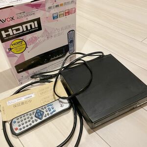 コンパクト DVD CD プレーヤー ADS-590SHK HDMI 高画質 ハイビジョン 動作未確認 リモコンあり リモコン H