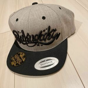 キャップ 帽子 CAP rakugaky the classics yopoong メンズ グレー 黒 美品 H