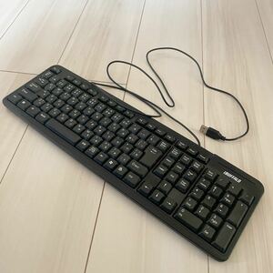 USB接続 有線スタンダードキーボード BSKBU18BK （ブラック）