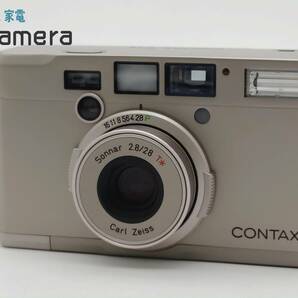 CONTAX Tix Sonnar 28ｍｍ F2.8 T＊ コンタックス APSフィルムカメラ 美品の画像1