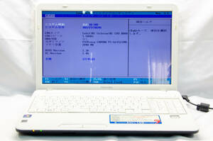 ★ジャンク★東芝 dynabook B351/13D★Intel Celeron B800 1.5GHz/無線wifi/メモリ/DVD/起動OK/BIOS確認