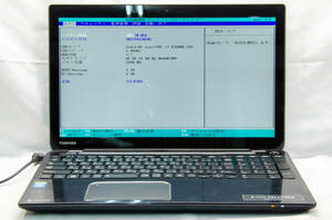 ★ジャンク★東芝 dynabook T654 T654/78LB★Intel Core i7 4700MQ(Haswell) 2.4GHz/メモリ/タッチパネル/無線wifi/BD/起動OK/BIOS確認