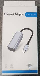 【新品】イーサネットアダプター Ethernet Adapter USB C Type 10/100/1,000Mbps