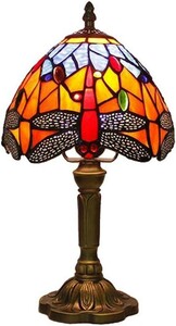 OTD стол лампа 1 лампа Tiffany рисовое поле . способ stain do стекло Северная Европа подставка свет прикроватный розетка тип [ модель 28]