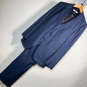 W905 beautiful goods!# dist likto/ United Arrows * navy blue * stripe *3P/ setup suit #46/48