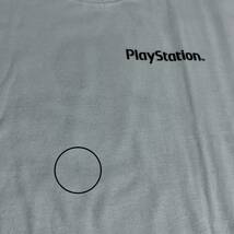 ※ SONY PlayStation(プレイステーション) MEN ロゴ Tシャツ 白色 LLサイズ プレステ ファミリーマーク バックプリント (タグ付き未使用品)_画像7