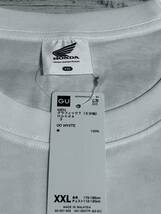 GU(ジーユー) - MEN ホンダ グラフィックT Tシャツ 5分袖 白色 XXLサイズ 本田技研工業 HRC TEAM Honda (タグ付き 未使用品 人気完売品)_画像10
