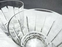 ［道］Baccarat バカラ アルルカン タンブラー ペア ロックグラス クリスタルガラス （未使用品）_画像7