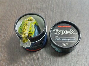 【新品 CMF (Cracked-Mat-Frog)】 メガバス タイプエックス タイプX Megabass Type-X # 伊東由樹 旧パッケージ 旧パケ OLD ブラックバス