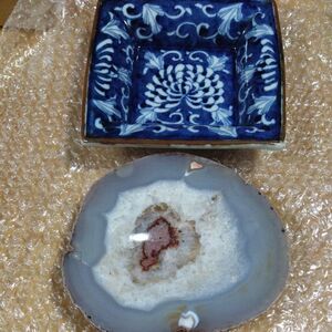 アンティーク灰皿 陶器 メノー 昭和レトロ