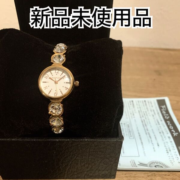 【新品未使用品】 Field work フィールドワーク nattito レディース腕時計 ピンクゴールド ASS096