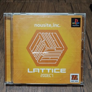 PlayStation プレイステーション プレステ PS1 PS ソフト 中古 ラティス LATTICE 3Dハイスピードシューティング 管b ※