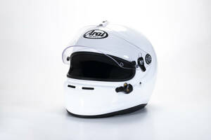 Arai アライ GP-6S 4輪競技用フルフェイスヘルメット ホワイト Lサイズ (頭囲 59㎝)