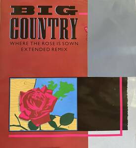 【試聴　ロック】Big Country - Where The Rose Is Sown 12インチ　extended