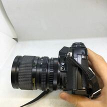 △ Canon AE-1P PROGRAM + cosina 28-70 F4 mc macro MF一眼レフ フイルムカメラ シャッターok. 現状渡し　1円〜_画像6