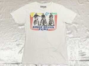 【送料無料 値下げ交渉歓迎】ブルースブラウン監督 栄光のライダーOnAnySunday半袖Tシャツ M USAビンテージ調古着アメリカバイクモトクロス