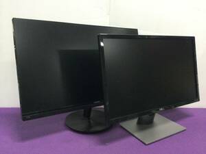 【GF8544/160/0】ジャンク★液晶モニター 2台セット★DELL 23.8インチ(SE2416H/SE2416HX)★PHILIPS 27インチ(274E5Q)★家電★PCモニター★