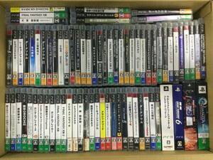 [GF8593/120/0] Junk *PS3* PlayStation 3* soft * total 76ps.@ rom and rear (before and after) * large amount * summarize * set * Street Fighter Ⅳ* One Chanbara Z* other 