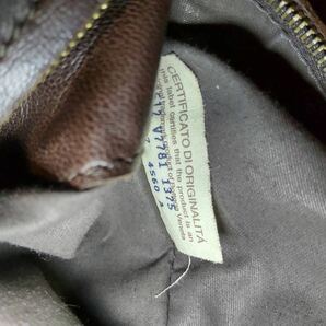 1円【定価50万！未使用級】BOTTEGA VENETA ボッテガヴェネタ ビジネスバッグ トートバッグ レザー イントレチャート ブラウン 正規品の画像10