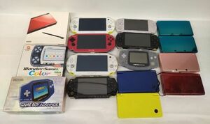 ★6　PSP/３DS/ゲームボーイアドバンス/ワンダースワン　他ジャンク品まとめ　16台まとめ