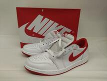 ★97 Nike Air Jordan 1 Retro Low OG "White and University Red" ジョーダン　レトロ　ユニバーシティレッド_画像1