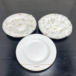 ◆LANCEL プレート　平皿　φ165mm　洋食器　5枚揃い　陶器　新品