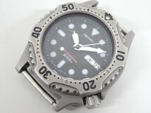 ジャンク SEIKO セイコー プロフェッショナル 200m 7C43-6A10 チタニウム メンズ クオーツ 腕時計 本体のみ_画像1