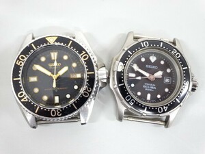 ジャンク 2点セット まとめて SEIKO セイコー ダイバー 150m 2625-0010 チタニウム スキューバ 200ｍ 7Ｎ85-0120