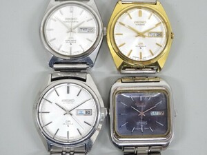 ジャンク 4点セット まとめて SEIKO セイコー LM LORD MATIC ロードマチック スペシャル 5206-5030 5606-7000 5606-8031 他 自動巻き