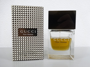 残量6割程度 GUCCI グッチ Pour Homme プールオム 50ml オードトワレ EDT 香水 フレグランス