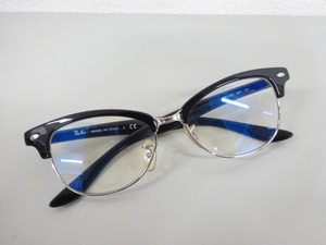美品 イタリア製 Ray-Ban レイバン CLUBMASTER クラブマスター スクエア RB 4132 601 3N サングラス 眼鏡